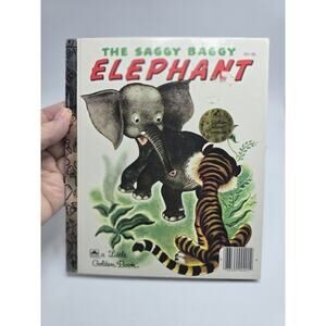 1987 Commemorative "U" Edition of The Saggy Baggy Elephant #201-88 Little Golde